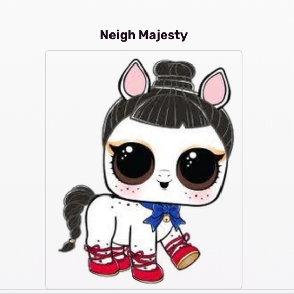 LOL Surprise Dolls Makeover Series Fuzzy Pets Neigh Majesty - Picture 5 of 5
